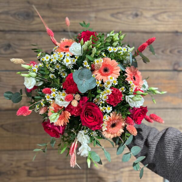 Création du fleuriste -  Rouge